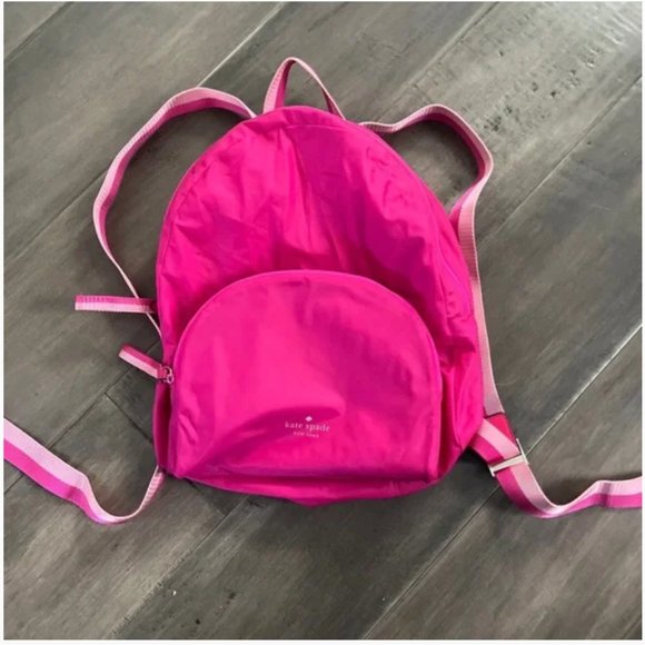 kate spade Arya Packable Backpack pouch pink nwot - Picture 7 of 10